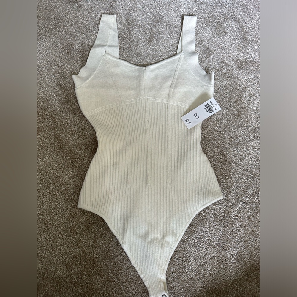 Abercrombie & Fitch creamy white bodysuit brand new with tag
